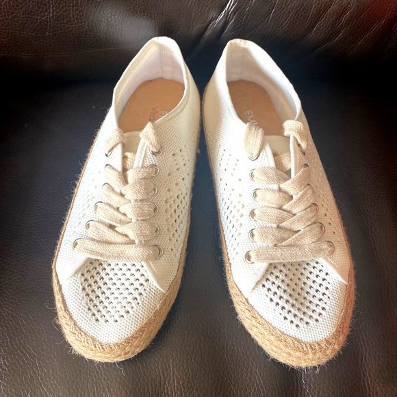 Emu Australia Agonis Mac‎ ever natural ivory espadrille sneaker size 8 womens - Picture 2 of 8